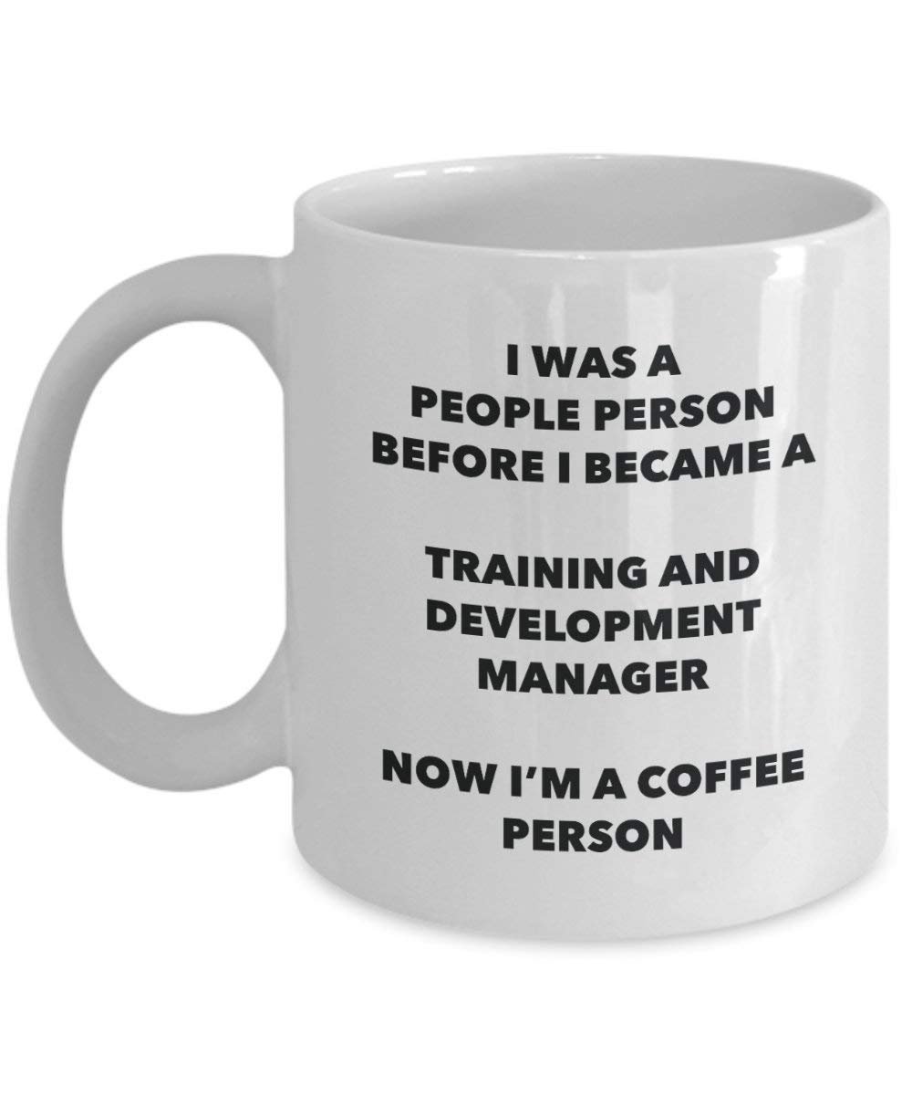 Allenamento e sviluppo manager cacao persona – Tazza da tè caffè tazza – Birthday Christmas Coffee Lover cute GAG regalo idea 15oz Infradito colorati estivi, con finte perline