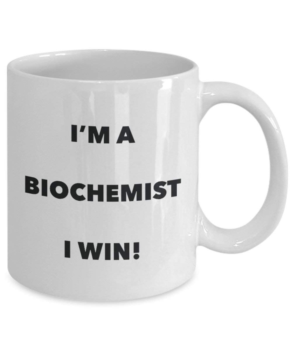 Biochemiker Tasse – I 'm a Biochemiker I Win. – Funny Kaffeetasse – Neuheit Geburtstag Weihnachten Gag Geschenke Idee
