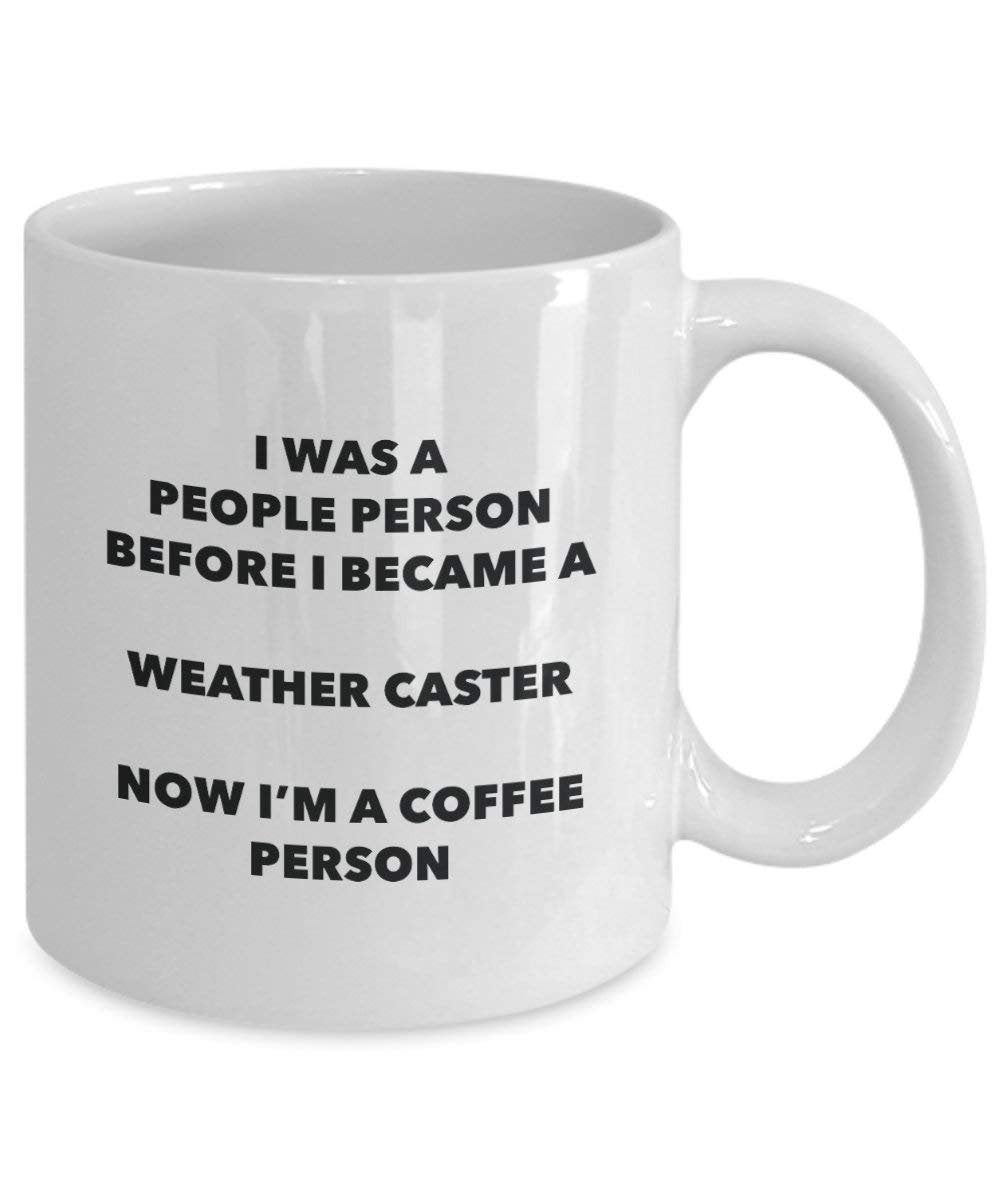 Weathercaster Coffee Person Mug - Funny Tea Cocoa Cup - Birthday Christmas Coffee Lover Cute Gag Gifts Idea
