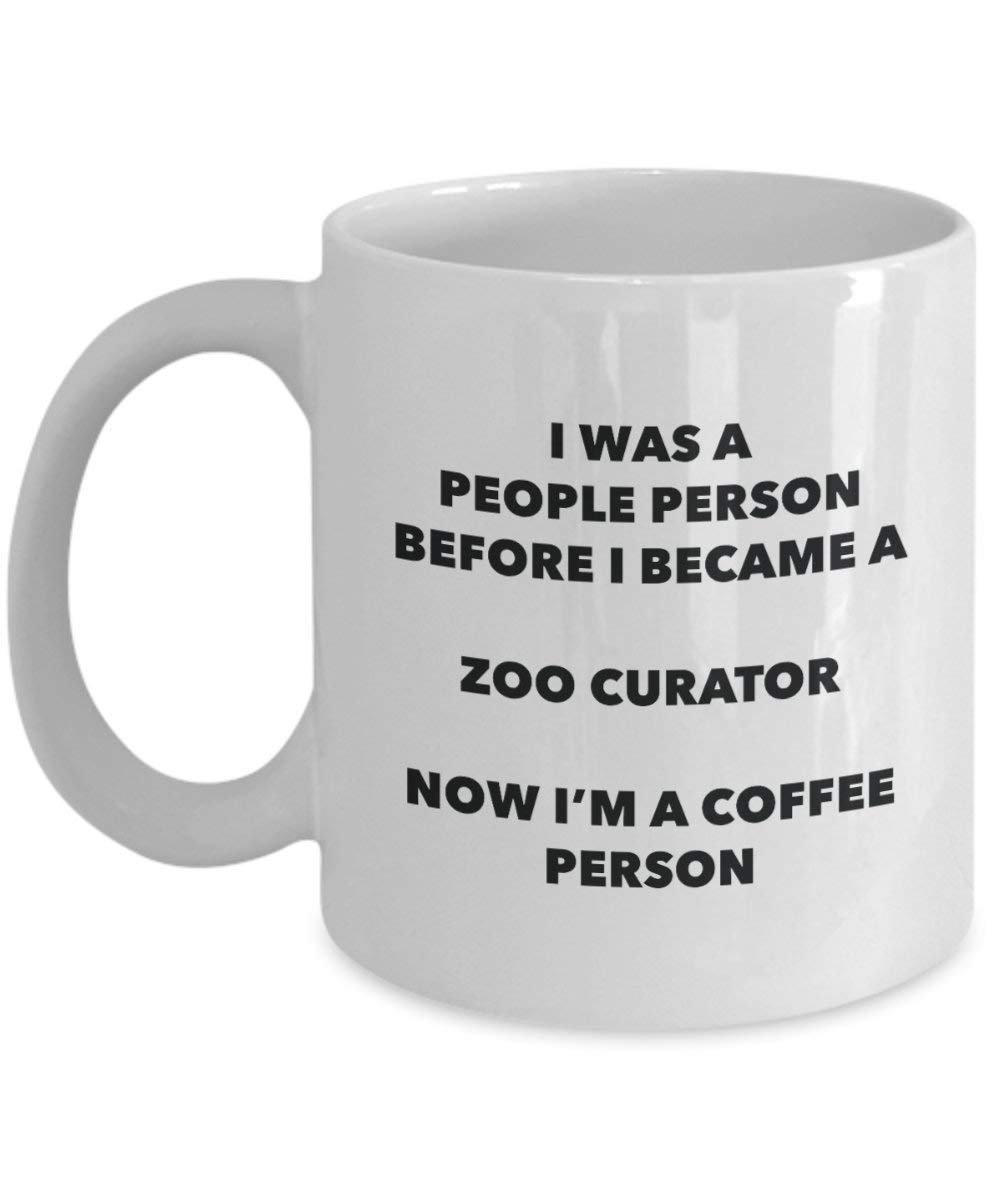 Zoo Curator Coffee Person Mug - Funny Tea Cocoa Cup - Birthday Christmas Coffee Lover Cute Gag Gifts Idea