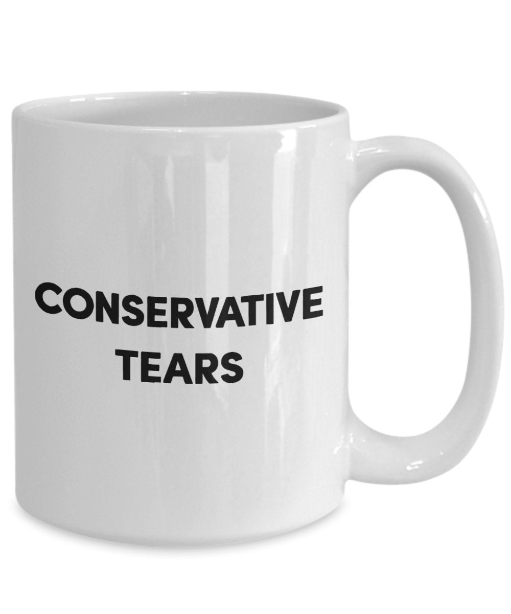 Kaffeetasse mit konservativen Tränen, lustig, für Tee/Kakao / Kaffee