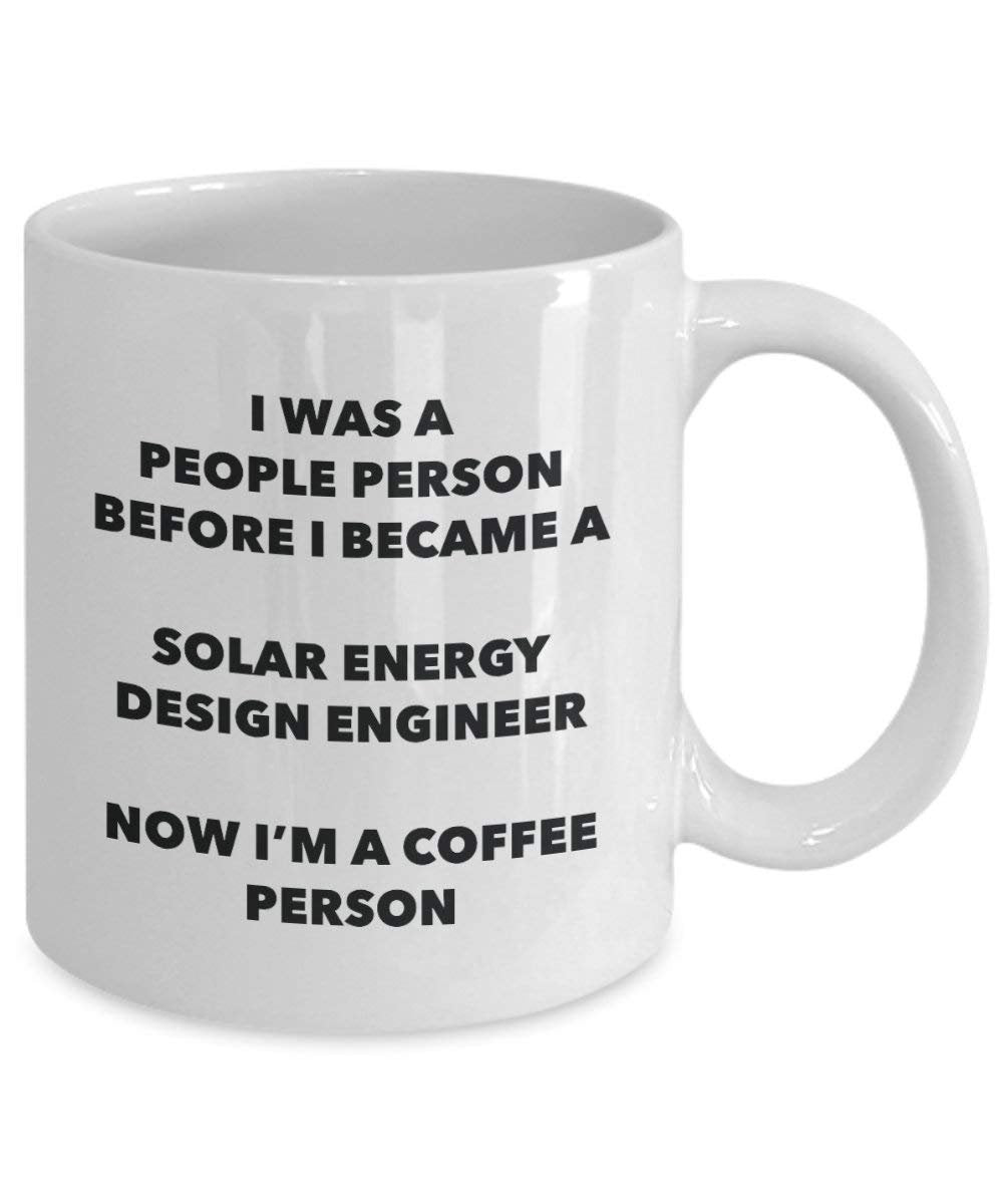 Solar Energy Design Ingenieur Kaffee Person Tasse – Funny Tee Kakao-Tasse – Geburtstag Weihnachten Kaffee Lover Cute Gag Geschenke Idee 15oz weiß