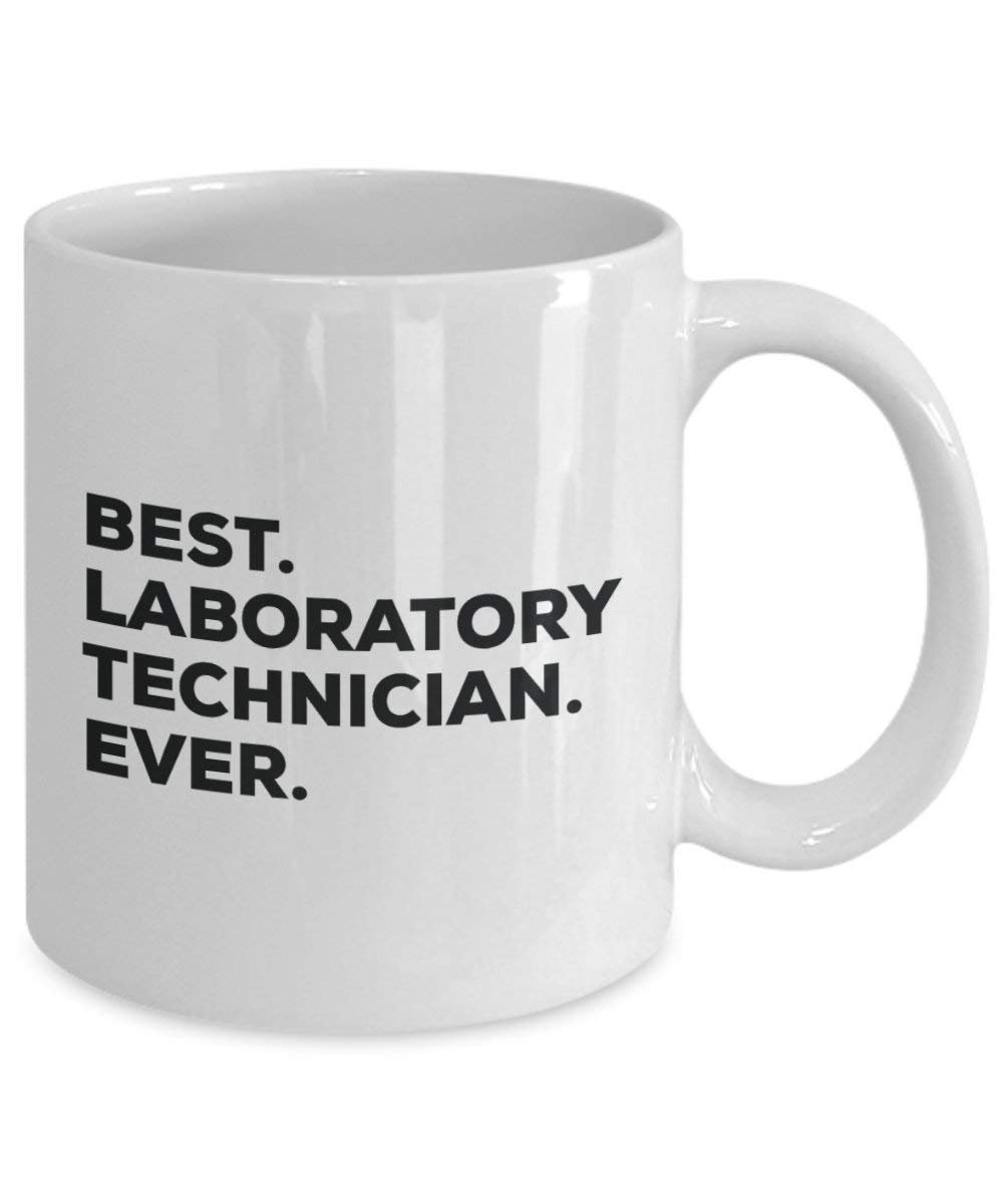 Best Laboratory Technician Ever mug – Funny Coffee Cup – Thank You Appreciation idee regalo per Natale festa di compleanno unico 15oz Infradito colorati estivi, con finte perline
