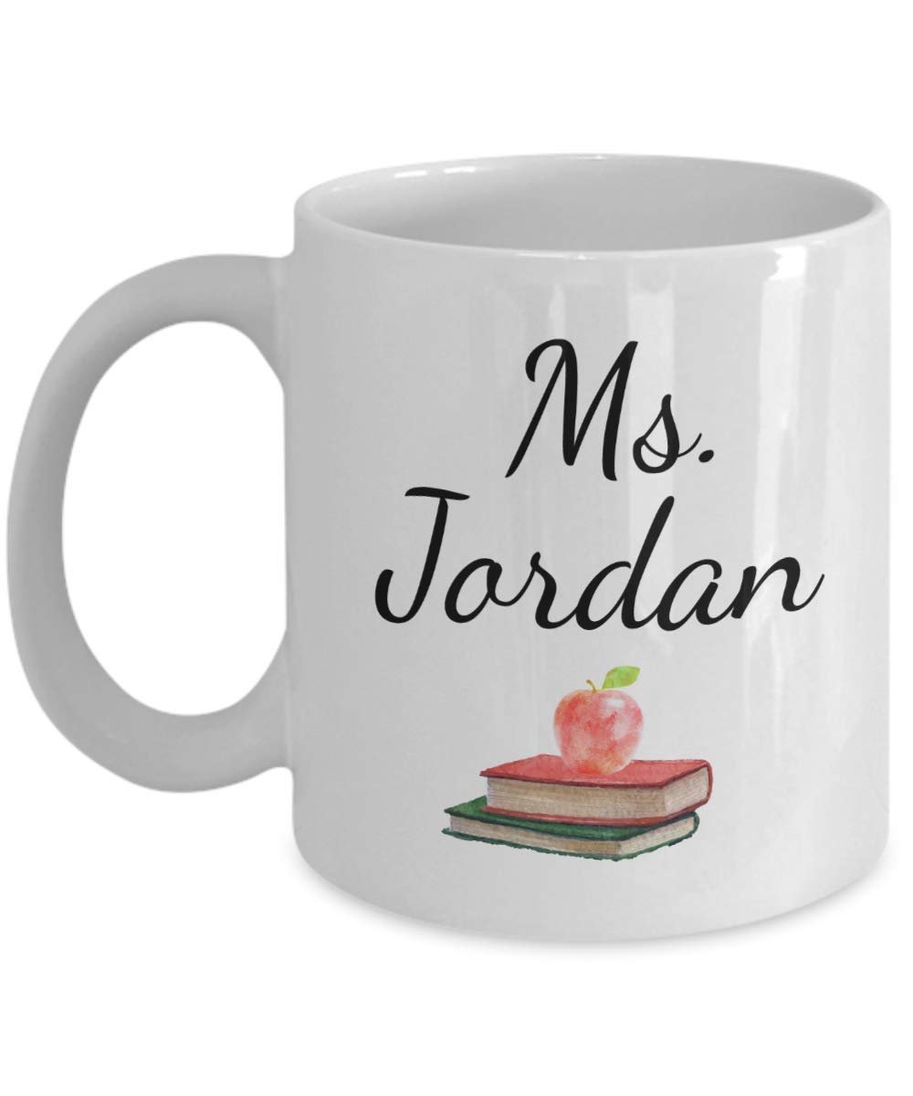 Personalized Teacher Mug - Customize Teacher Coffee Mug - Personalized Gifts for Teacher - Funny birthday Anniversary gag gifts idea (15oz)