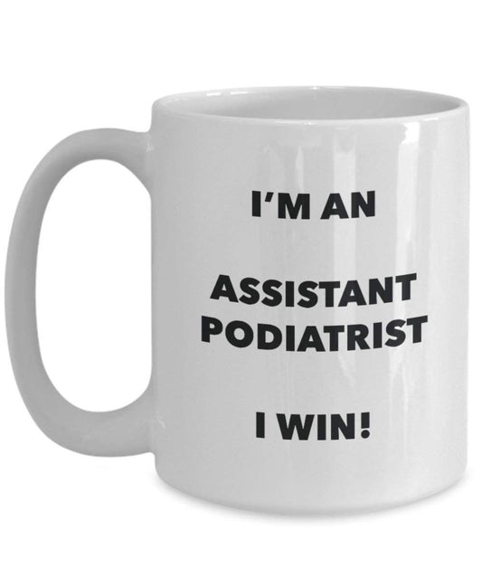 Ein Podologe Assistant Tasse – Ich bin ein Assistant Podologen Einholen I Win. – Funny Kaffeetasse – Neuheit Geburtstag Weihnachten Gag Geschenke Idee