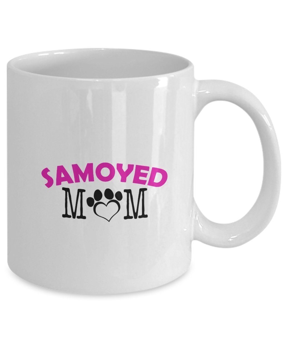 Funny Samoyed Couple Mug – Samoyed Dad – Samoyed Mom – Samoyed Lover Gifts - Unique Ceramic Gifts Idea (Mom)