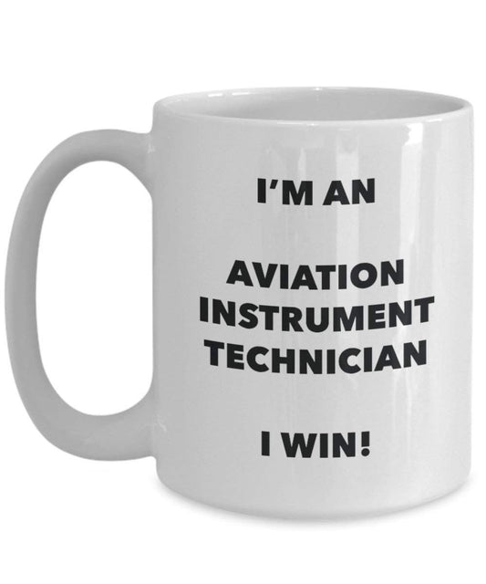 Aviation Instrument Technician Tasse – Ich bin ein Aviation Instrument Techniker I Win. – Funny Kaffee Tasse – Geburtstag Weihnachten Geschenke Idee