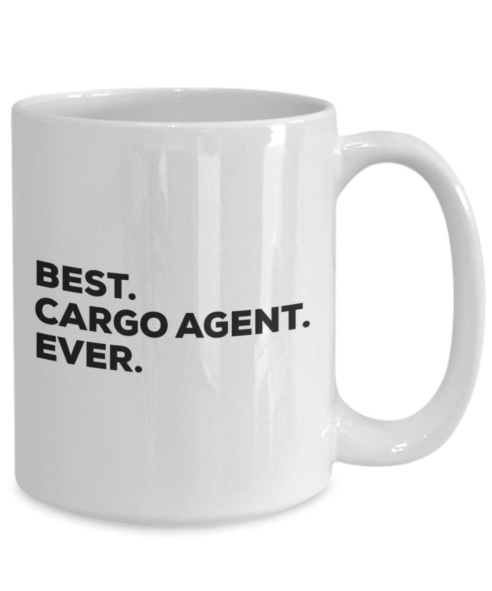 Best Cargo Agent Ever Mug - Funny Coffee Cup -Thank You Appreciation For Christmas Birthday Holiday Unique Gift Ideas