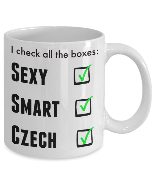 Funny Czech Pride Coffee Mug For Men or Women - I Am Proud Novelty Love Cup
