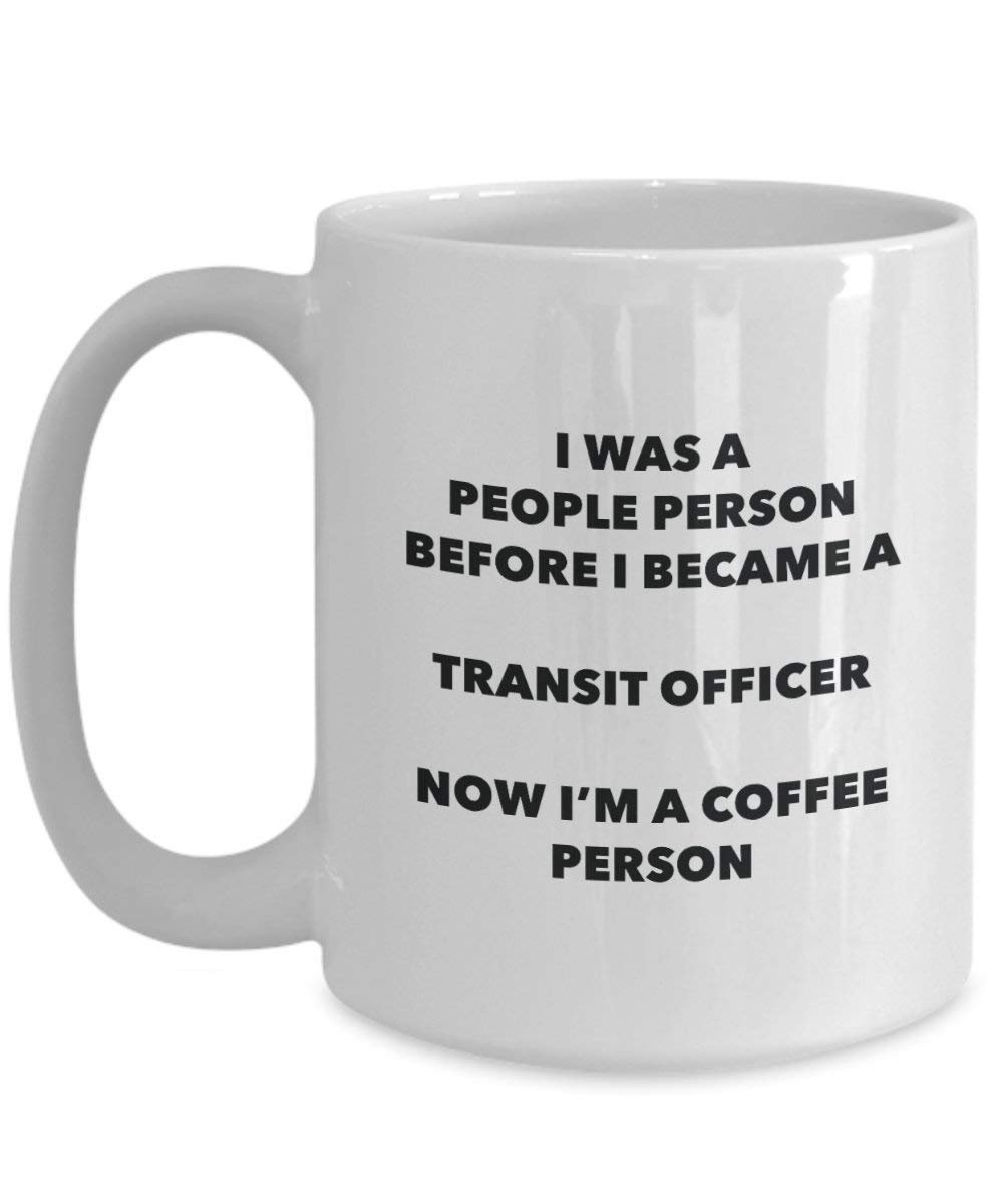 Transit Officer Coffee Person Mug - Funny Tea Cocoa Cup - Birthday Christmas Coffee Lover Cute Gag Gifts Idea