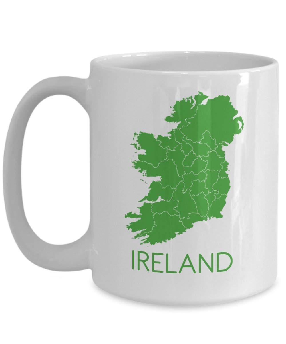 Ireland Mug - Funny Tea Hot Cocoa Coffee Cup - Novelty Birthday Christmas Anniversary Gag Gifts Idea