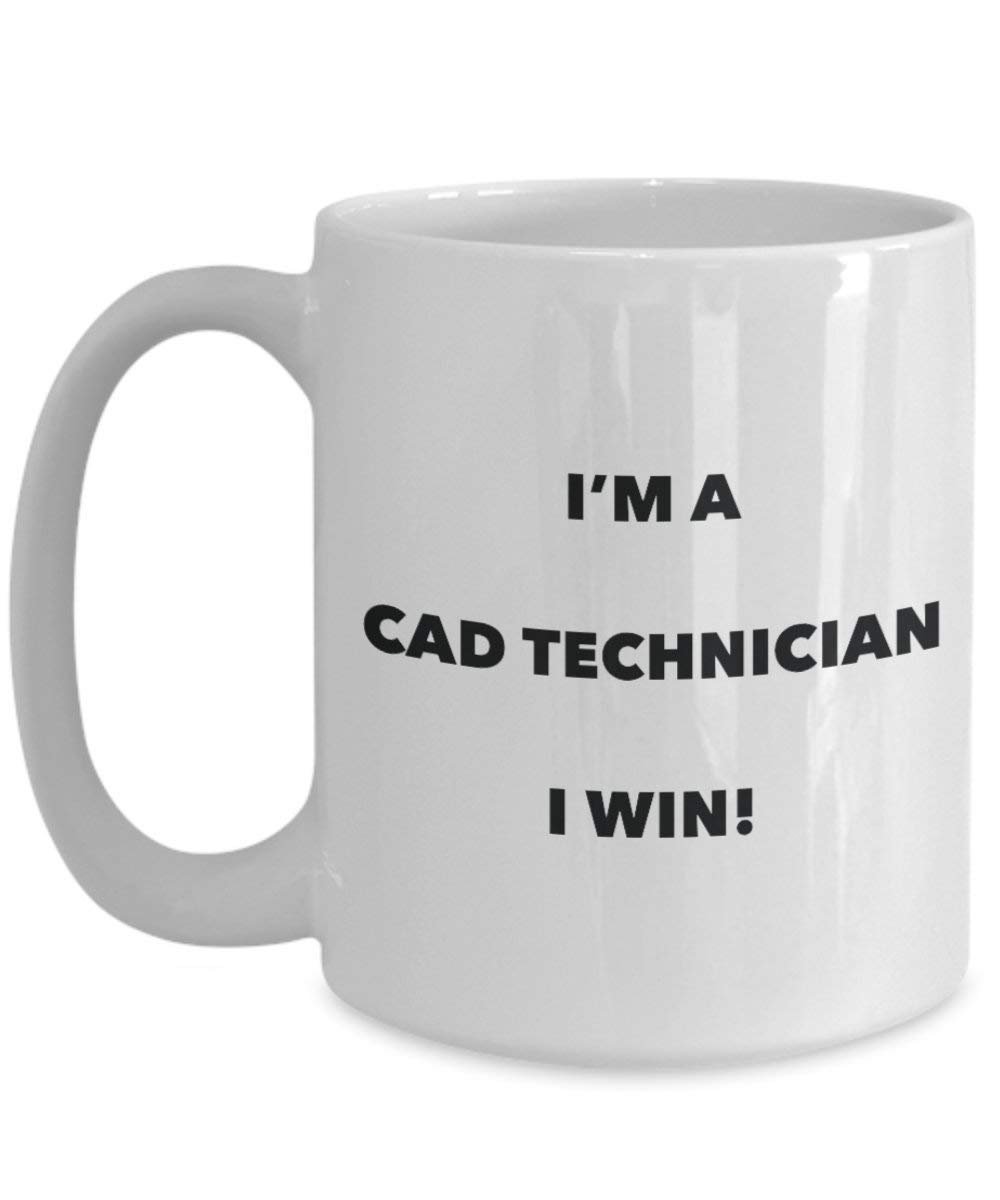 CAD-Techniker Tasse – I 'm a CAD-Techniker I Win. – Funny Kaffeetasse – Neuheit Geburtstag Weihnachten Gag Geschenke Idee