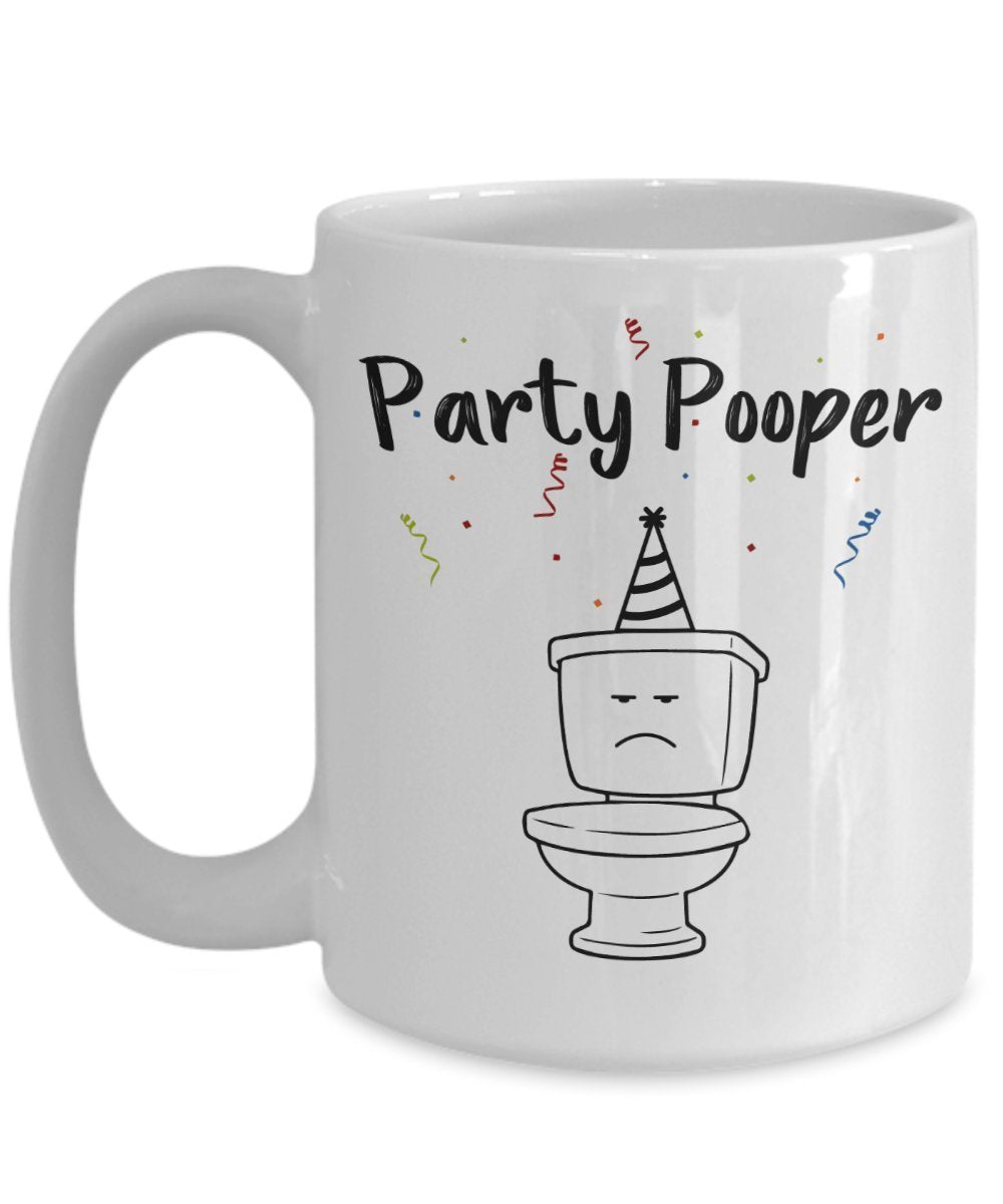 Party Pooper Tasse – Lustige Teetasse für heiße Kakao – Neuheit Geburtstagsgeschenk