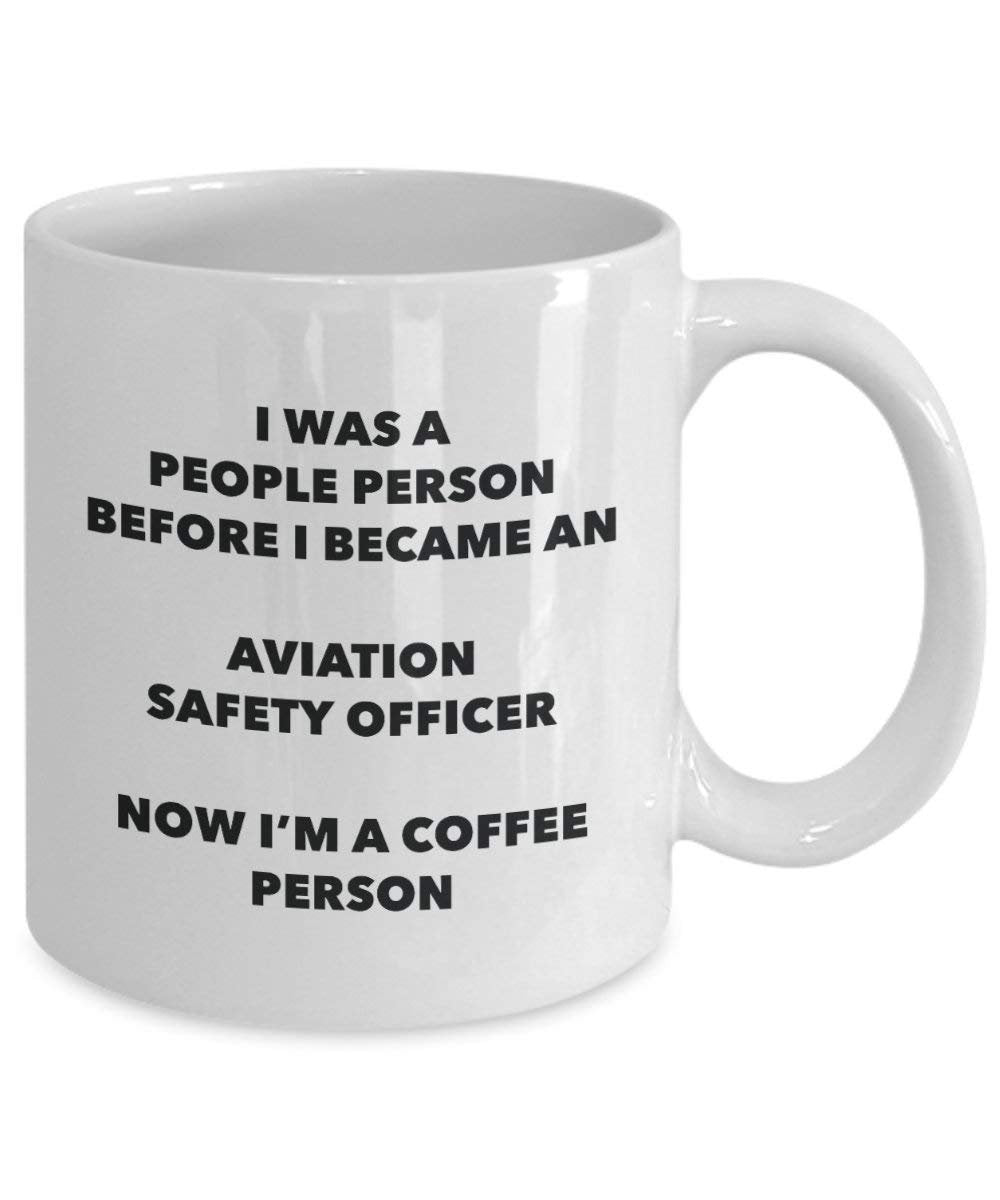 Aviation Safety Officer Coffee Person Mug - Funny Tea Cocoa Cup - Birthday Christmas Coffee Lover Cute Gag Gifts Idea