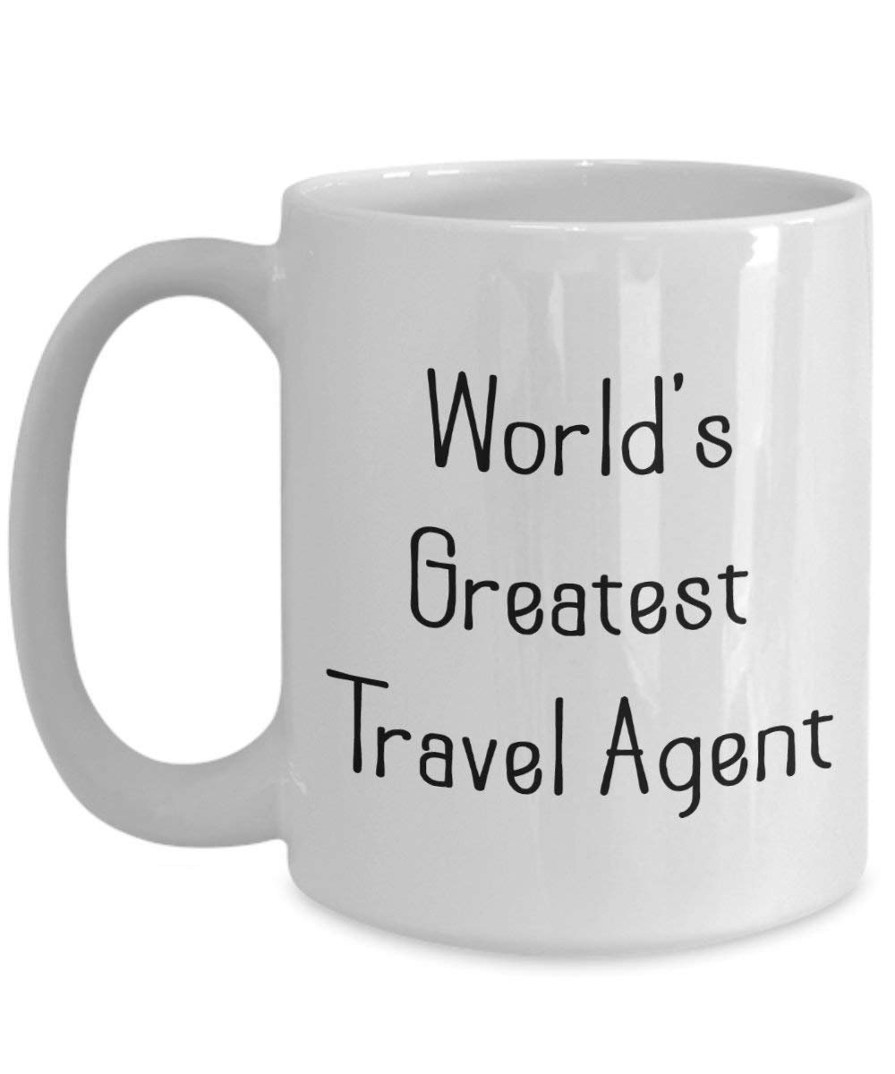 World 's Greatest Travel Agent – Funny Tee Kaffee Kakao Tasse – Neuheit Geburtstag Weihnachten Jahrestag Gag Geschenke Idee