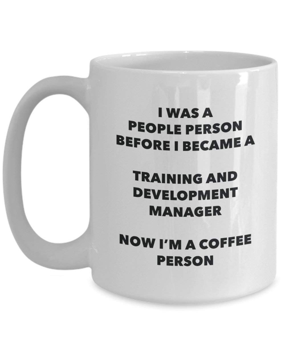 Allenamento e sviluppo manager cacao persona – Tazza da tè caffè tazza – Birthday Christmas Coffee Lover cute GAG regalo idea 15oz Infradito colorati estivi, con finte perline