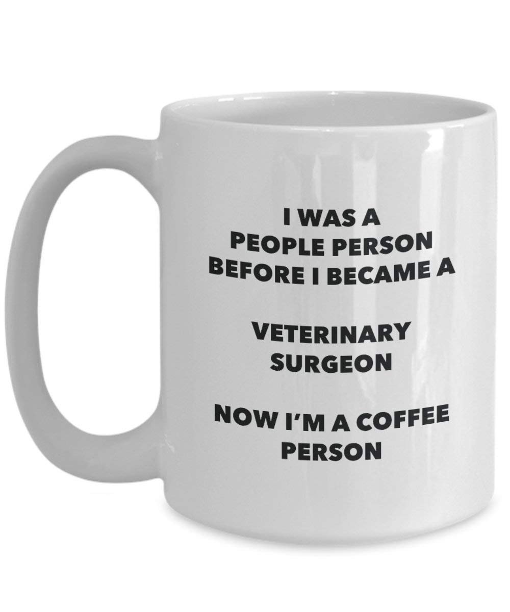 chirurgien vétérinaire personne à café Mug Tasse à thé de cacao – rigolo – Anniversaire de Noël amateur de café mignon Gag Gifts Idée 15oz blanc