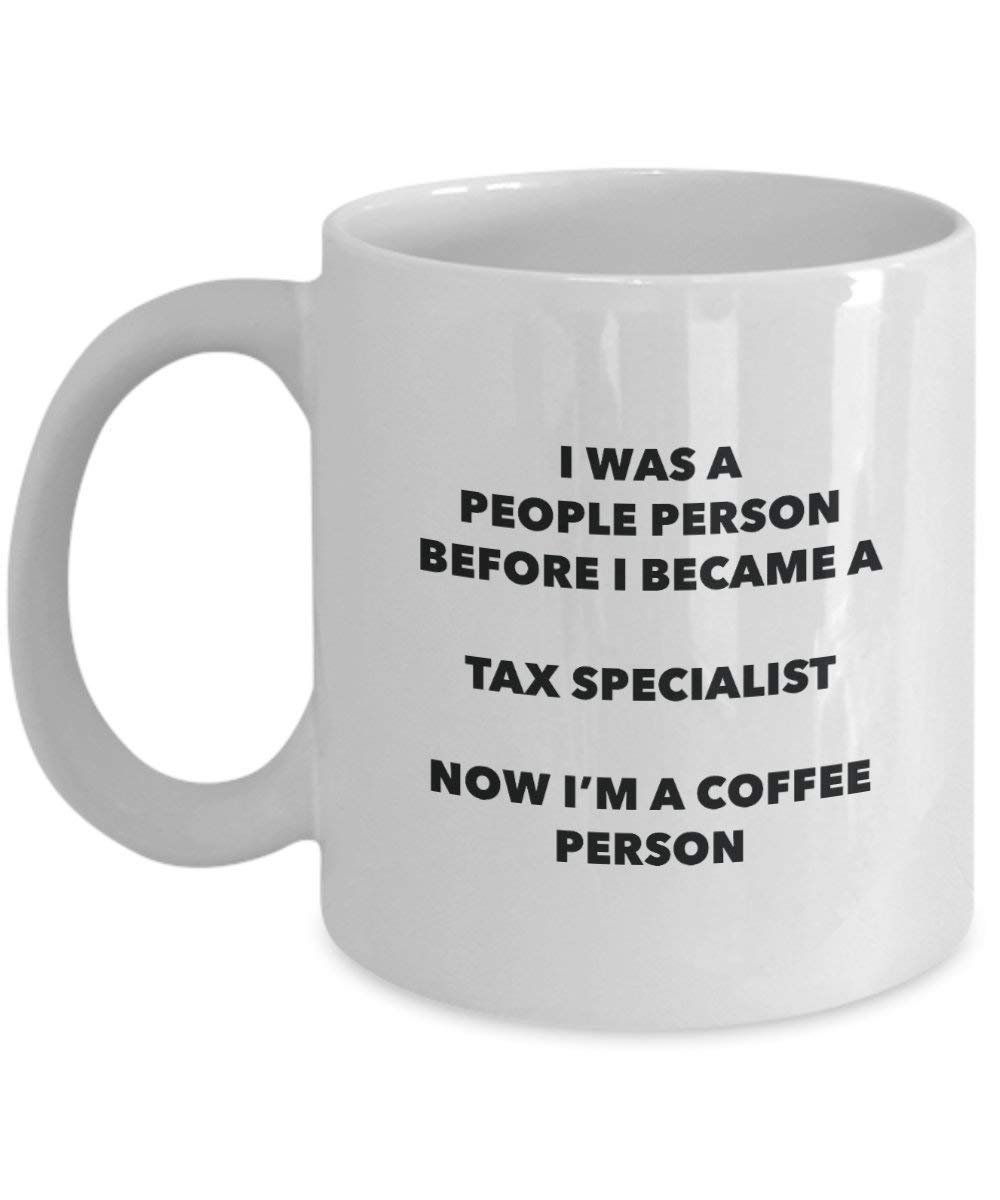 Tax Specialist Kaffee Person Tasse – Funny Tee Kakao-Tasse – Geburtstag Weihnachten Kaffee Lover Cute Gag Geschenke Idee