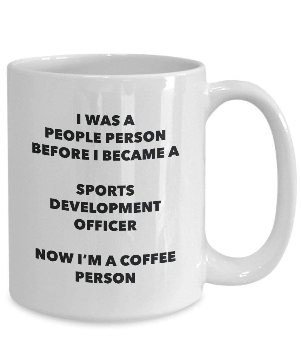 Sports Development Officer Coffee Person Mug - Funny Tea Cocoa Cup - Birthday Christmas Coffee Lover Cute Gag Gifts Idea