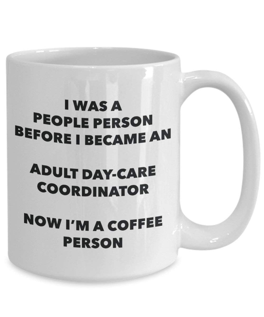 Adulte Day-care Coordinator personne à café Mug Tasse à thé de cacao – rigolo – Anniversaire de Noël amateur de café mignon Gag Gifts Idée 15oz blanc