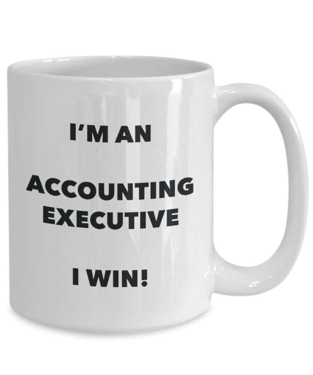 ACCOUNTING Executive Tasse – Ich bin ein Accounting Executive I Win. – Funny Kaffeetasse – Neuheit Geburtstag Weihnachten Gag Geschenke Idee