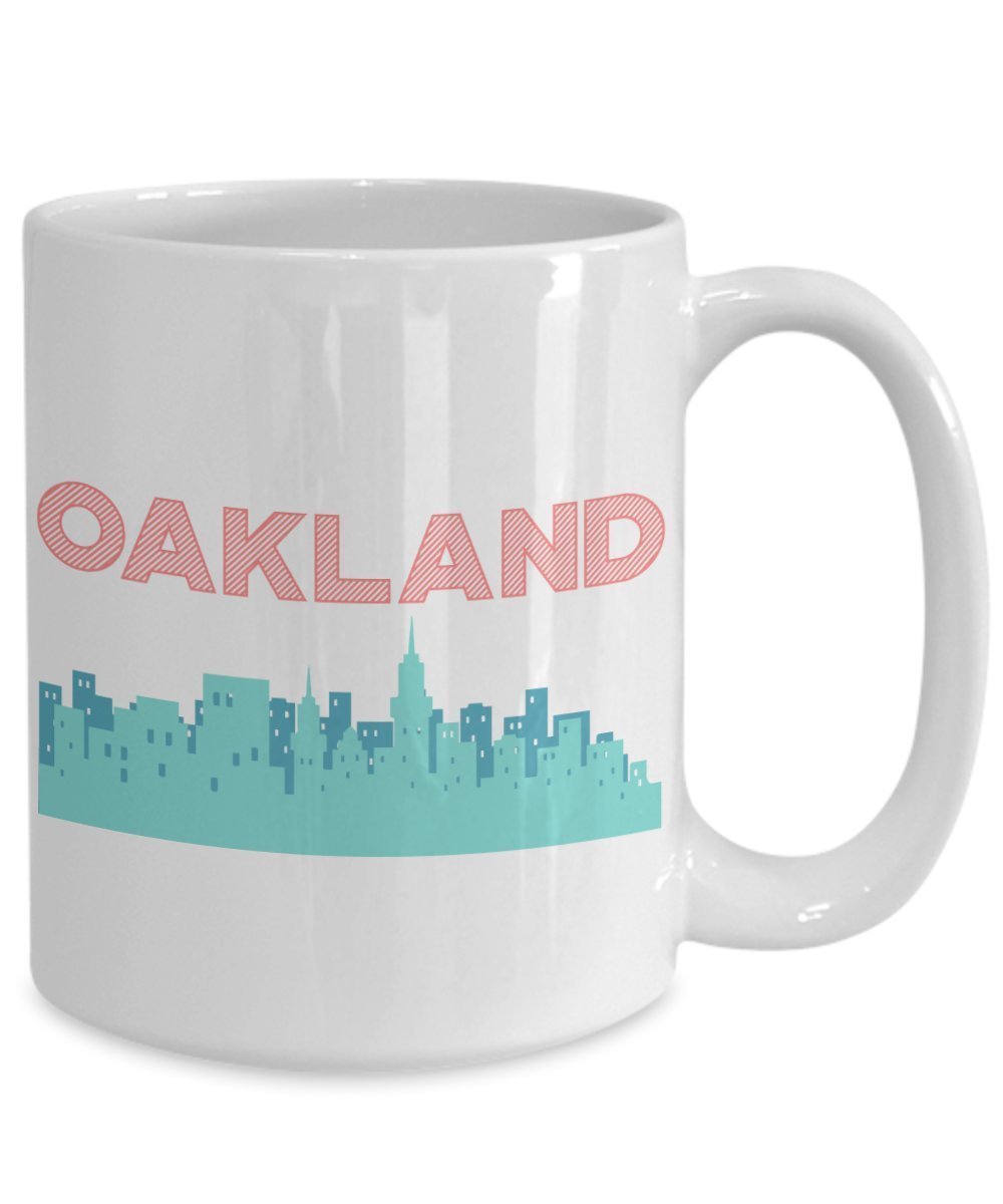 Oakland Kaffeetasse – Lustige Teetasse – Neuheit Geburtstag Weihnachten Jahrestag Gag Geschenkidee