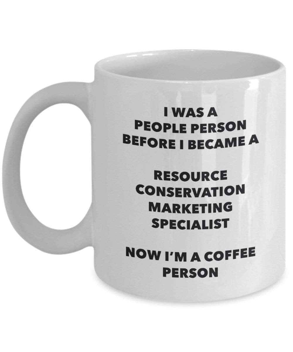Conservation des ressources Marketing Specialist Café personne Mug – Funny Tasse à thé de cacao – Anniversaire de Noël amateur de café mignon Gag Gifts Idée 15oz blanc