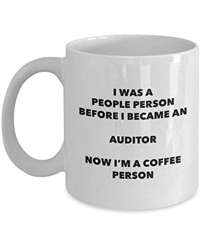 Auditor Coffee Person Mug - Funny Tea Cocoa Cup - Birthday Christmas Coffee Lover Cute Gag Gifts Idea