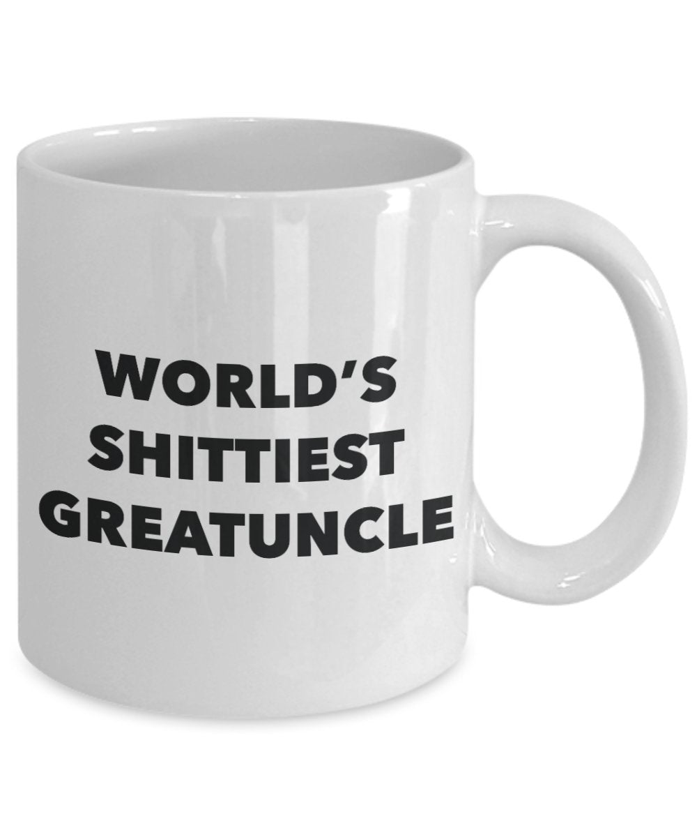 Great-uncle Mug - Coffee Cup - World's Shittiest Great-uncle - Great-uncle Gifts - Funny Novelty Birthday Present Idea