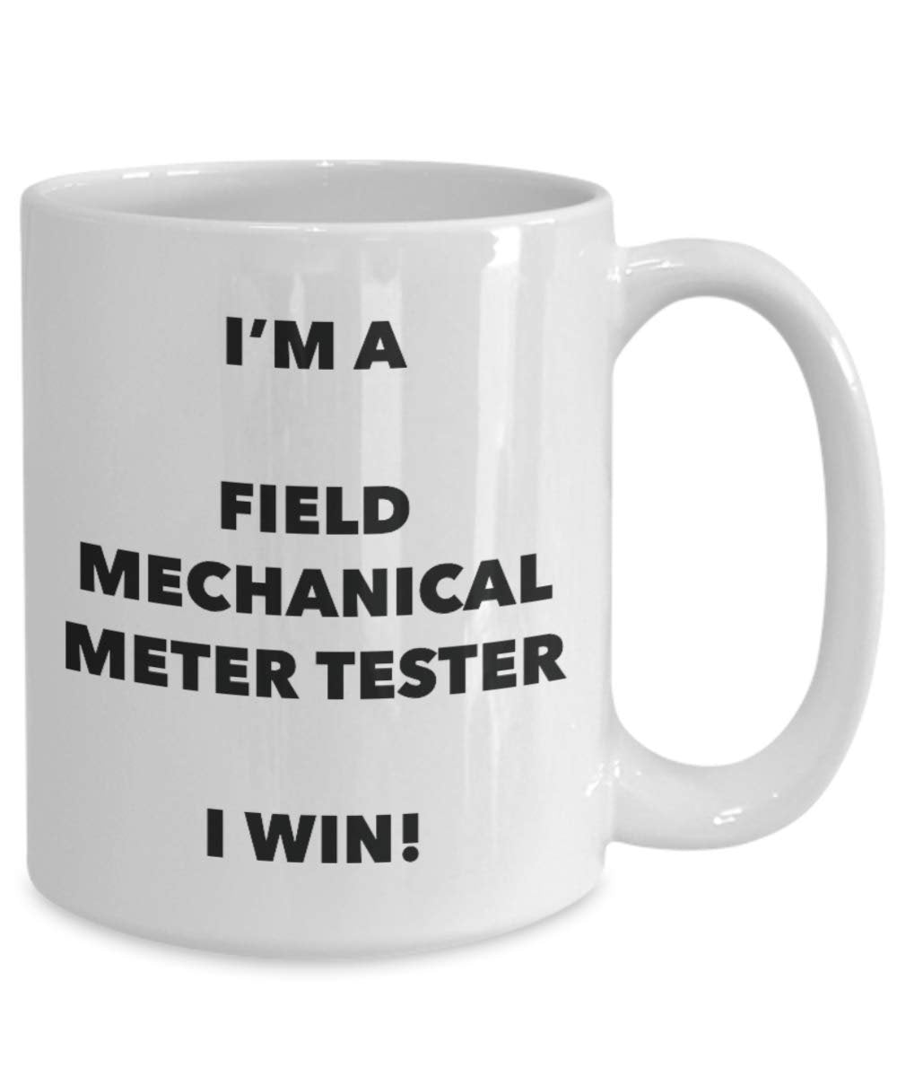 Sono un campo meccanico tester tazza i Win – Funny Coffee Cup – novelty Birthday Christmas GAG regalo idea 15oz Infradito colorati estivi, con finte perline