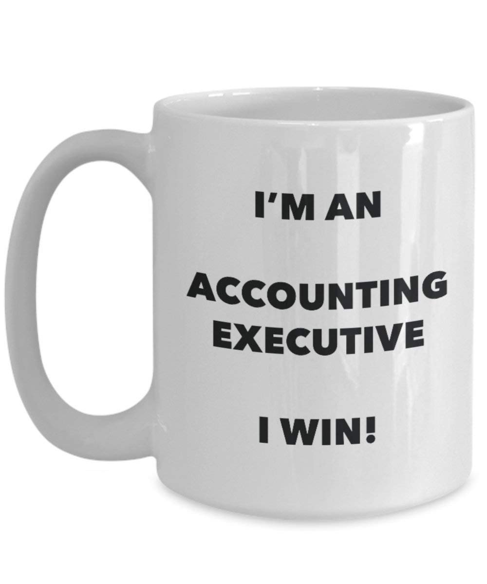 ACCOUNTING Executive Tasse – Ich bin ein Accounting Executive I Win. – Funny Kaffeetasse – Neuheit Geburtstag Weihnachten Gag Geschenke Idee