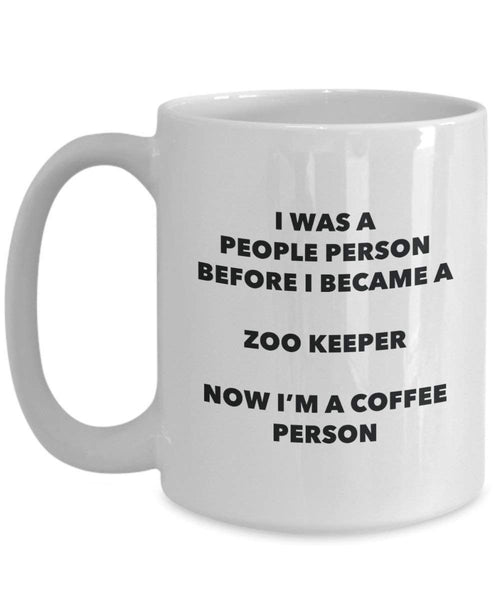 Zoo Keeper Coffee Person Mug - Funny Tea Cocoa Cup - Birthday Christmas Coffee Lover Cute Gag Gifts Idea