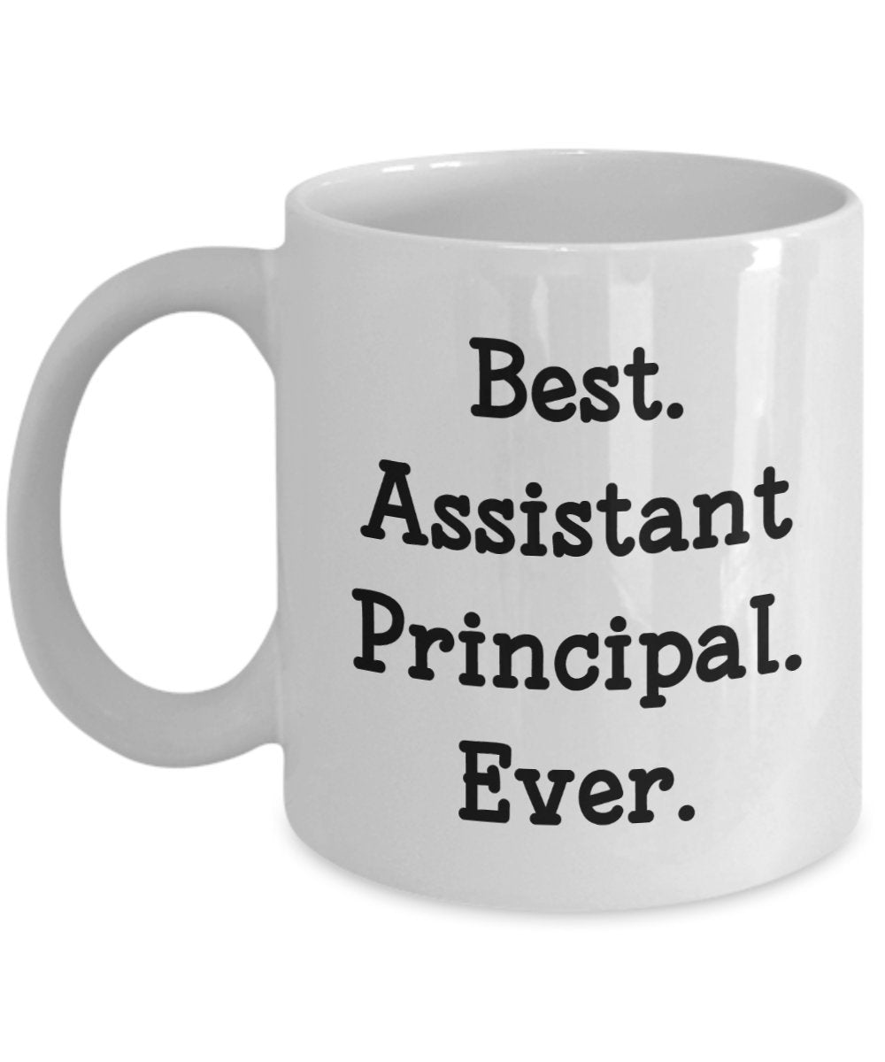 Best Assistant Principal Mug – Funny Tea Hot Cocoa Coffee Cup - Novelty Birthday Christmas Anniversary Gag Gifts Idea