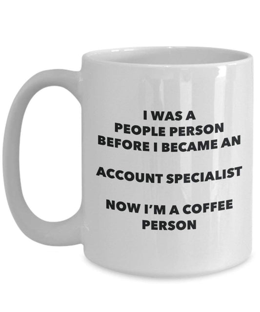 Compte Specialist Café personne Mug – Funny Tasse à thé de cacao – Anniversaire de Noël amateur de café mignon Gag Gifts Idée 15oz blanc