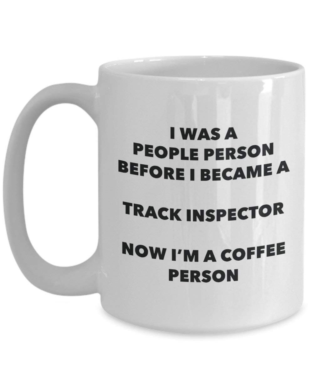 Suivez l'Inspecteur personne à café Mug Tasse à thé de cacao – rigolo – Anniversaire de Noël amateur de café mignon Gag Gifts Idée 15oz blanc