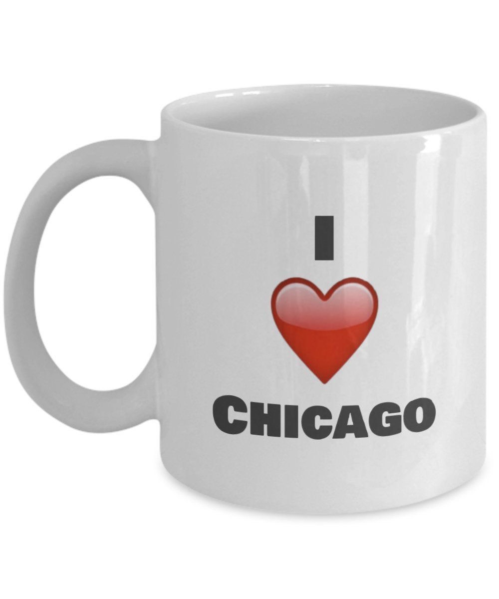 I Love Chicago Coffee Mug - Chicago lover gifts