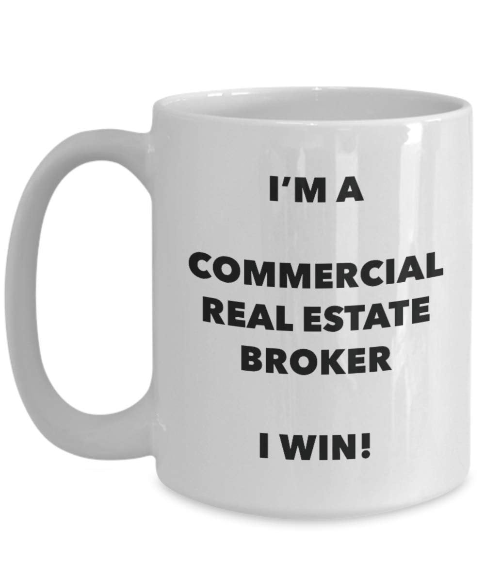 I 'm a Commercial Real Estate Broker Tasse I Win. – Funny Kaffeetasse – Neuheit Geburtstag Weihnachten Gag Geschenke Idee