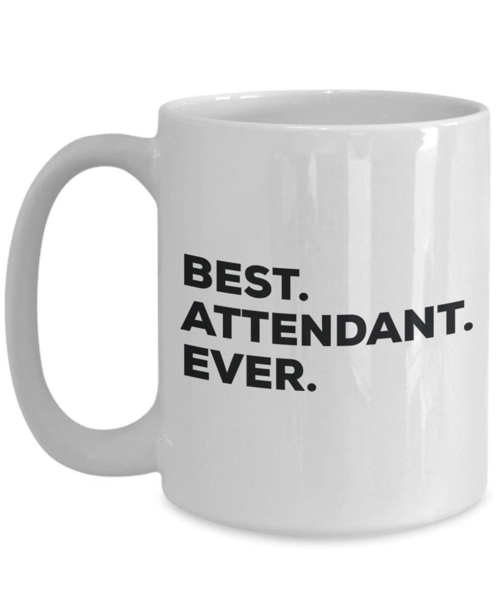 Best Attendant Ever Mug - Funny Coffee Cup -Thank You Appreciation For Christmas Birthday Holiday Unique Gift Ideas