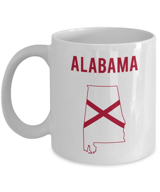 Alabama Mug - Funny Tea Hot Cocoa Coffee Cup - Novelty Birthday Christmas Anniversary Gag Gifts Idea
