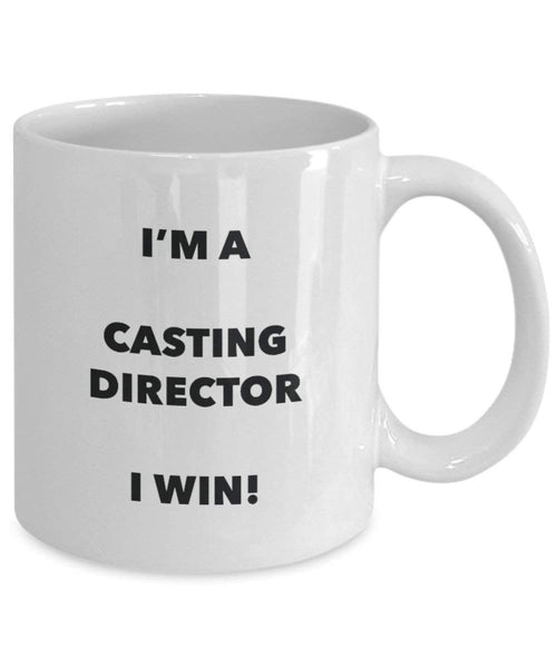 Guss Director Tasse, I 'm A Casting Director I Win. – Funny Kaffeetasse – Neuheit Geburtstag Weihnachten Gag Geschenke Idee 15oz weiß