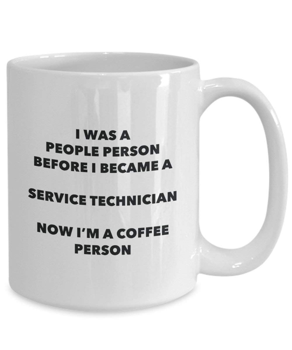 Service Techniker Kaffee Person Tasse – Funny Tee Kakao-Tasse – Geburtstag Weihnachten Kaffee Lover Cute Gag Geschenke Idee