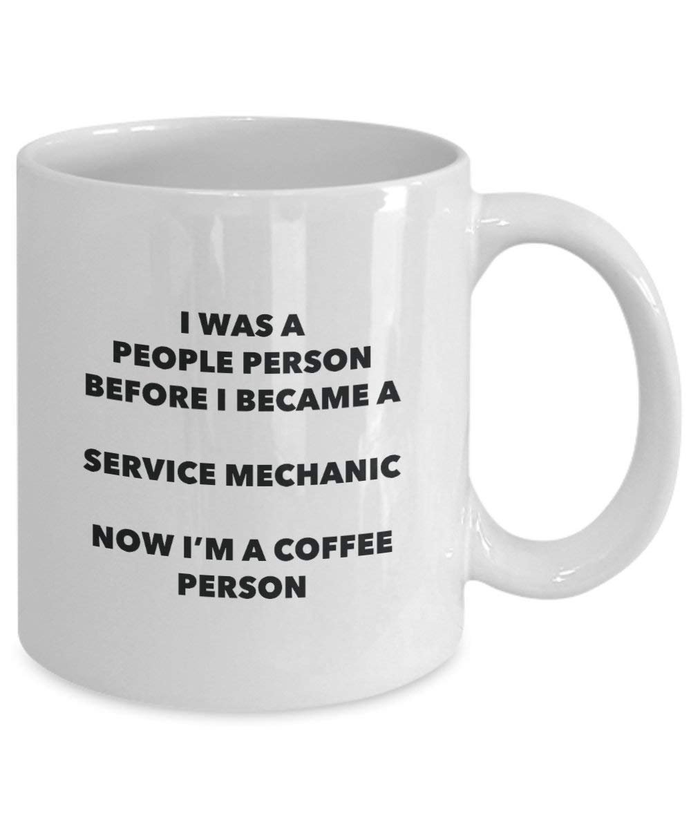 Service Mechaniker Kaffee Person Tasse – Funny Tee Kakao-Tasse – Geburtstag Weihnachten Kaffee Lover Cute Gag Geschenke Idee
