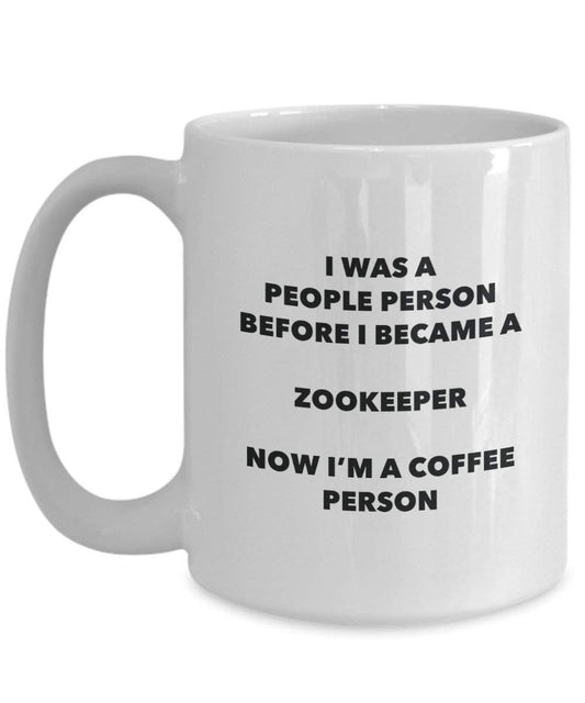 Zookeeper Coffee Person Mug - Funny Tea Cocoa Cup - Birthday Christmas Coffee Lover Cute Gag Gifts Idea