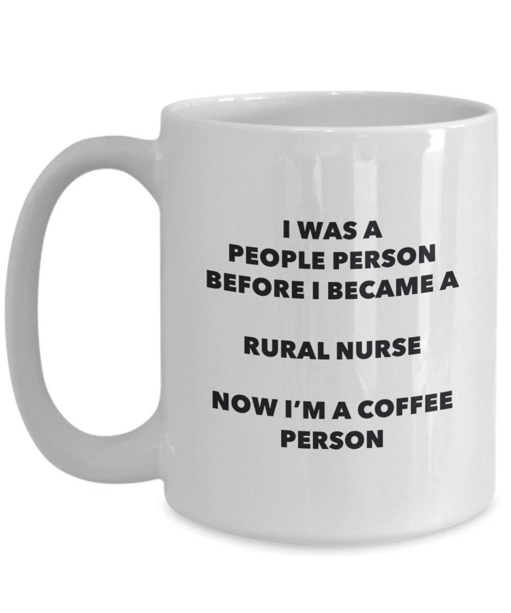 Rural NurseCoffee Person Mug - Funny Tea Cocoa Cup - Birthday Christmas Coffee Lover Cute Gag Gifts Idea