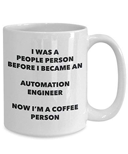 Automation Engineer Coffee Person Mug - Funny Tea Cocoa Cup - Birthday Christmas Coffee Lover Cute Gag Gifts Idea