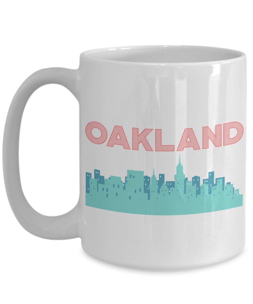 Oakland Kaffeetasse – Lustige Teetasse – Neuheit Geburtstag Weihnachten Jahrestag Gag Geschenkidee