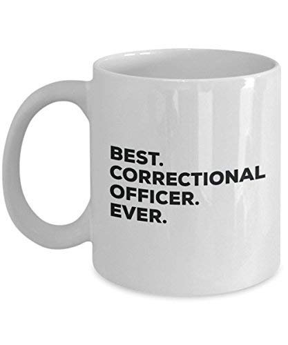 Best strafvollzugsanstalten Officer Ever Tasse, Funny Coffee Cup – Thank You Anerkennung für Weihnachten Geburtstag Urlaub Einzigartiges Geschenk Ideen