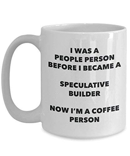 Speculative Builder Coffee Person Mug - Funny Tea Cocoa Cup - Birthday Christmas Coffee Lover Cute Gag Gifts Idea