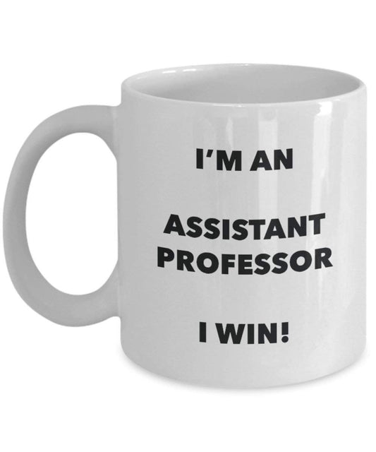 ASSISTANT Professor Tasse – Ich bin ein Assistant Professor I Win. – Funny Kaffeetasse – Neuheit Geburtstag Weihnachten Gag Geschenke Idee