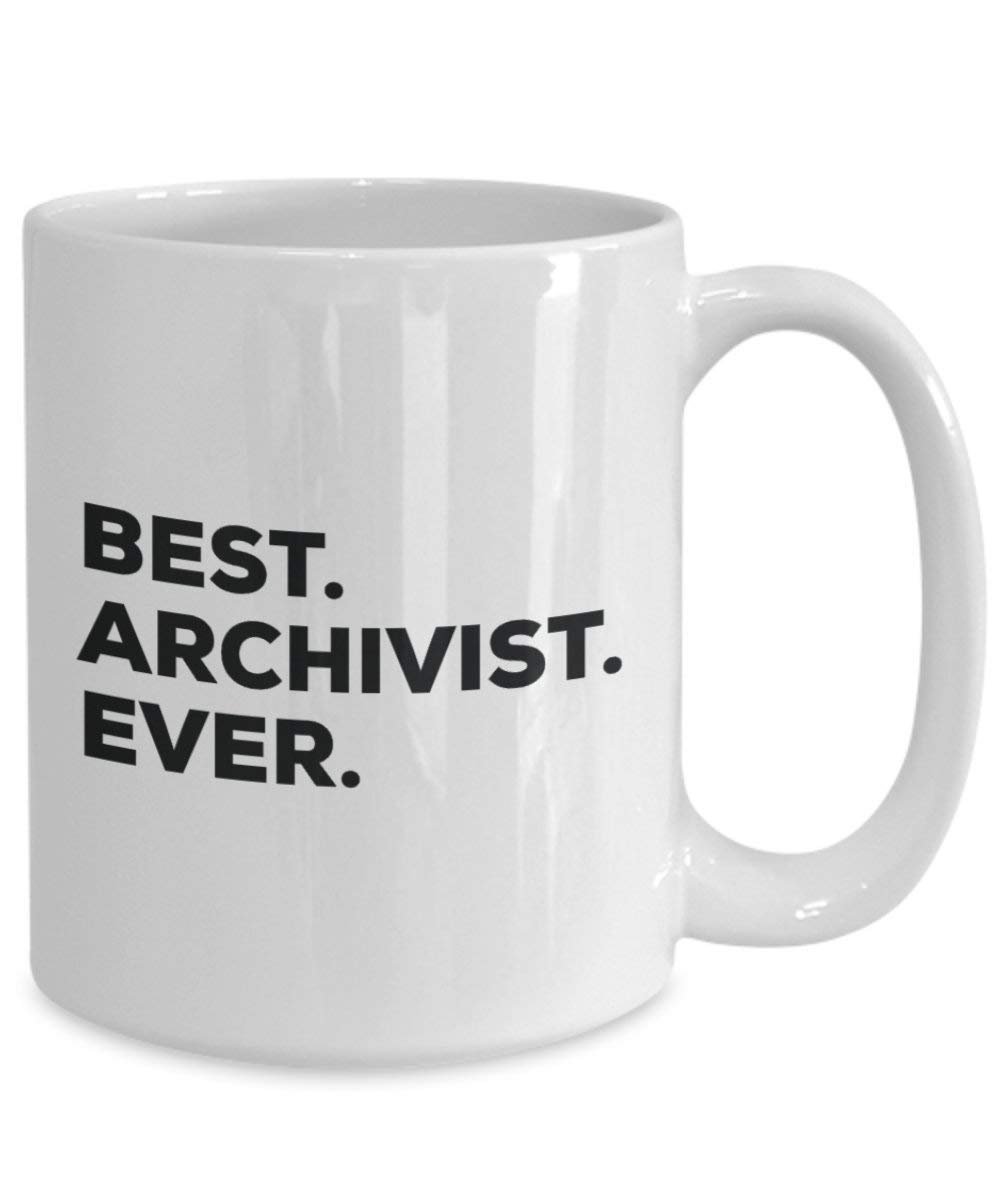 Best Archivist Ever mug – Funny Coffee Cup – Thank You Appreciation idee regalo per Natale festa di compleanno unico 15oz Infradito colorati estivi, con finte perline